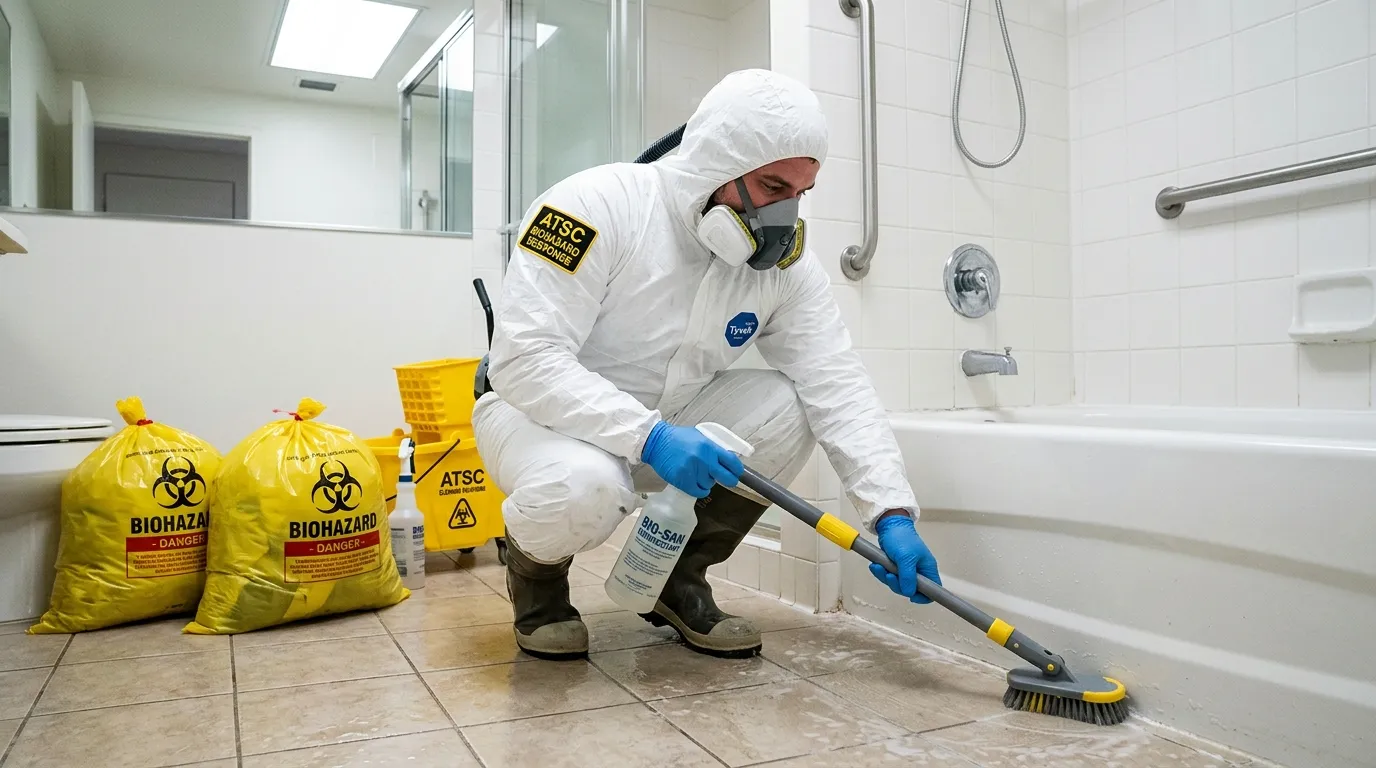 Decontamination equipment deployed for Blood Cleanup in Bluffdale